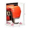 Better Display Cases Acrylic Vertical Boxing Glove Display Case with Mirror Case, Pink Risers and Clear Base - 8" x 6" x 14" (A092/V18) view 2