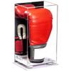 Better Display Cases Acrylic Vertical Boxing Glove Display Case with Mirror Case, White Risers and White Base - 8" x 6" x 14" (A092/V18) view 1