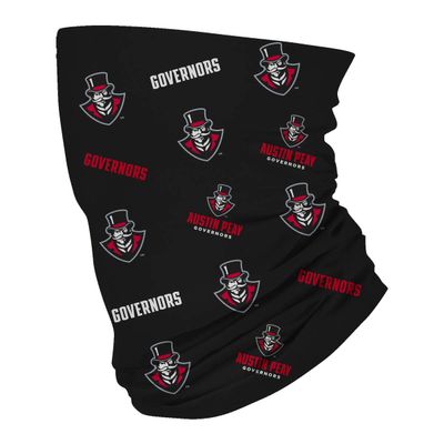 Austin Peay State Black Logo Design Neck Gaiters for Men and Women - Four Way Stretch Fabric Breathable Neck Warmer