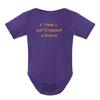 Campus Originals Funny LSU Tigers Baby I Think I Just Crapped a Bama Rivalry One-Piece Bodysuit Creeper (6 Months) view 1