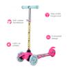 Barbie Self Balancing Kick Scooter with Light Up Wheels, Extra Wide Deck, 3 Wheel Platform, Foot Activated Brake, 75 lbs Limit, Kids & Toddlers Girls or Boys, for Ages 3 and Up view 2