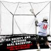 Shag Stop, Lacrosse Goal Backstop Net for Backyard - Durable Lacrosse Backstop Net System with ~3-Foot Extended Coverage - Ice Hockey Backstop Netting - Lax Training Equipment with Mounting Brackets view 1