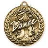 Dance (Pack of 100) Gold 1st Place Medals with Neck Red White & Blue Ribbons Award WAM9 view 1
