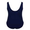 Alvivi Womens Maternity Bikini Swimsuits One Piece V Neck Pregnancy Swimwear Monokini Tie Front Bowknot Bathing Suit Navy Blue S view 2