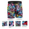 CONKEND Mens Boxer Briefs Cotton Underwear Breathable no Ride up 6" Wide Waistband Tageless Boxers Briefs for Men 5 Pack with fly small view 3