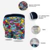 CONKEND Mens Boxer Briefs Cotton Underwear Breathable no Ride up 6" Wide Waistband Tageless Boxers Briefs for Men 5 Pack with fly small view 4