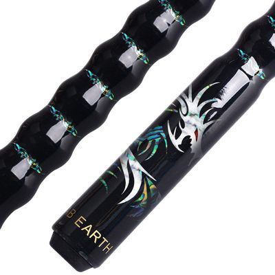 AB Earth 58" Pool Cue/Pool Stick Ergonomic Design Hardwood Canadian Maple 13mm Tip 18-21oz Billiard Cue B1SN, Black Dragon 19oz