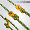 GEERTOP 6 Pack 5 mm Ultralight Tent Guy Lines Camping Ropes with Aluminum Tensioner for Tent, Tent Tarp Shelter view 4