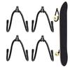 Kesywale 4 Pack Skateboard Rack Wall Mount Adjustable Longboard Deck Wall Hanger Holder Display for Guitar, Skis, Snowboards, Water Skis and More view 1