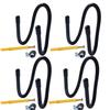 Kesywale 4 Pack Skateboard Rack Wall Mount Adjustable Longboard Deck Wall Hanger Holder Display for Guitar, Skis, Snowboards, Water Skis and More view 2