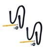 Kesywale Adjustable Sword Wall Mount Rack Hanger Holder Hook Stand for Swords, Dagger, Axe, Keyblade and More - Vertical or Horizontal Display, Pack of 2 (2) view 2