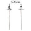 Kesywale Adjustable Sword Wall Mount Rack Hanger Holder Hook Stand for Swords, Dagger, Axe, Keyblade and More - Vertical or Horizontal Display, Pack of 2 (2) view 3