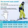 JEELAD Kids Children Ski Gloves Winter Snow Gloves for Boys Girls Riding Driving Hiking Snowboard Cycling Skiing Sports view 2