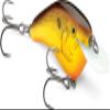 Rapala Ott's Garage Slim Crankbait, Hard Bait, Bass Fishing Lure, Tight Wiggle Action for Clear Water, 2-3/4", Crawdad view 2