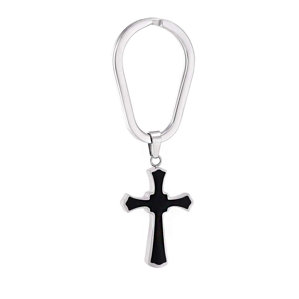 migkejw Cremation Jewelry for Ashes Keychain Stianless Steel Urn Keychain Memorial Ash Keepsake Memorial Pendant