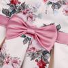 CMMCHAAH Princess Girl Wedding Event Dress Toddler Birthday Party Floral Print Prom Tutu Dress Sleeveless (Dusty Rose,120) view 2