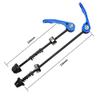 Free-fly MTB Quick Release Bicycle Skewer Set - Front and Rear Mountain Bike Quick Release Skewers - Multiple Color Options (Blue) view 2