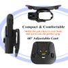 77GO Gun Holster for Springfield Hellcat 9mm Micro-Compact(with Optic or RDP), Adjustable Cant Paddle Holster, OWB Polymer Holster, Open Carry Tactical Belt Holsters - Right Handed view 4