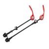 Free-fly MTB Quick Release Bicycle Skewer Set - Front and Rear Mountain Bike Quick Release Skewers - Multiple Color Options (Red) view 1