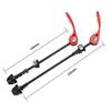Free-fly MTB Quick Release Bicycle Skewer Set - Front and Rear Mountain Bike Quick Release Skewers - Multiple Color Options (Red) view 2