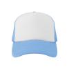 TopTie Kids 5 Panel Trucker Cap Mesh Snapback Hat Foam Front for Boys Girls Aged 3-7 Years Old-Purple/White view 4