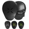 FightX Curved Boxing Mitts and Pads Leather Boxing Training Equipment MMA Focus Kickboxing Muay Thai Punch Speed Training Boxing Pads for Kids, Men & Women (Full Black) view 1