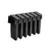 Adoreal ABS 6 Standard Double Stack Mag Rack Wall Mount, Wall Magazine Display, Detachable Wall Mags Storage Organization System, Precision Fit Glock 17, 19, 26, 31, 32, 33, 34 Mags view 1
