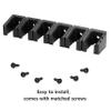 Adoreal ABS 6 Standard Double Stack Mag Rack Wall Mount, Wall Magazine Display, Detachable Wall Mags Storage Organization System, Precision Fit Glock 17, 19, 26, 31, 32, 33, 34 Mags view 3