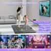 FWFX Exercise Mat for Home Workouts - Interactive Dance Game Mat Connects to TV, 2-Player Kids Party Interactive Games, Active Sports & Yoga Mat for Adults & Family Fitness, Fun (Gray) view 3