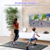 FWFX Exercise Mat for Home Workouts - Interactive Dance Game Mat Connects to TV, 2-Player Kids Party Interactive Games, Active Sports & Yoga Mat for Adults & Family Fitness, Fun (Gray) view 4