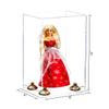 Better Display Cases Acrylic Versatile Display Case with Clear Case, Gold Risers and Clear Base - 8" x 6" x 14" (A092/V18) view 2