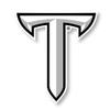 Troy University 12 Inch Vinyl Mascot Decal Sticker Officially Licensed Collegiate Product view 1