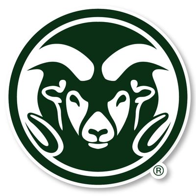 Colorado State Rams 12 Inch Vinyl Mascot Decal Sticker Officially Licensed Collegiate Product