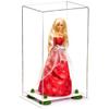 Better Display Cases Acrylic Versatile Display Case with Clear Case, Green Risers and White Base - 8" x 6" x 14" (A092/V18) view 1