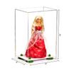 Better Display Cases Acrylic Versatile Display Case with Clear Case, Green Risers and White Base - 8" x 6" x 14" (A092/V18) view 2