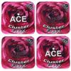 CornholeAce Cluster Flux | Pink (Set of 4 Bags) | ACE Pro Stamped | Cluster Pad Technology | Dual Sided Slick Stick All Weather | Professional Cornhole Bags view 2
