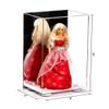 Better Display Cases Acrylic Versatile Display Case with Mirror Case, White Risers and White Base - 8" x 6" x 14" (A092/V18) view 2