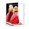 Better Display Cases Acrylic Versatile Display Case with Mirror Case, Orange Risers and White Base - 8" x 6" x 14" (A092/V18) view 2