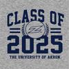 J2 Sport University of Akron Zips NCAA Class of 2025 Arch Hooded Sweatshirt view 3