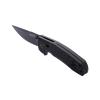 SOG TAC XR Professional Folding Knife | 3.4" D2 Tool Steel Blade & Ultra-Grip G10 Handle | Single-Handed Ambidextrous Use, Blackout view 1