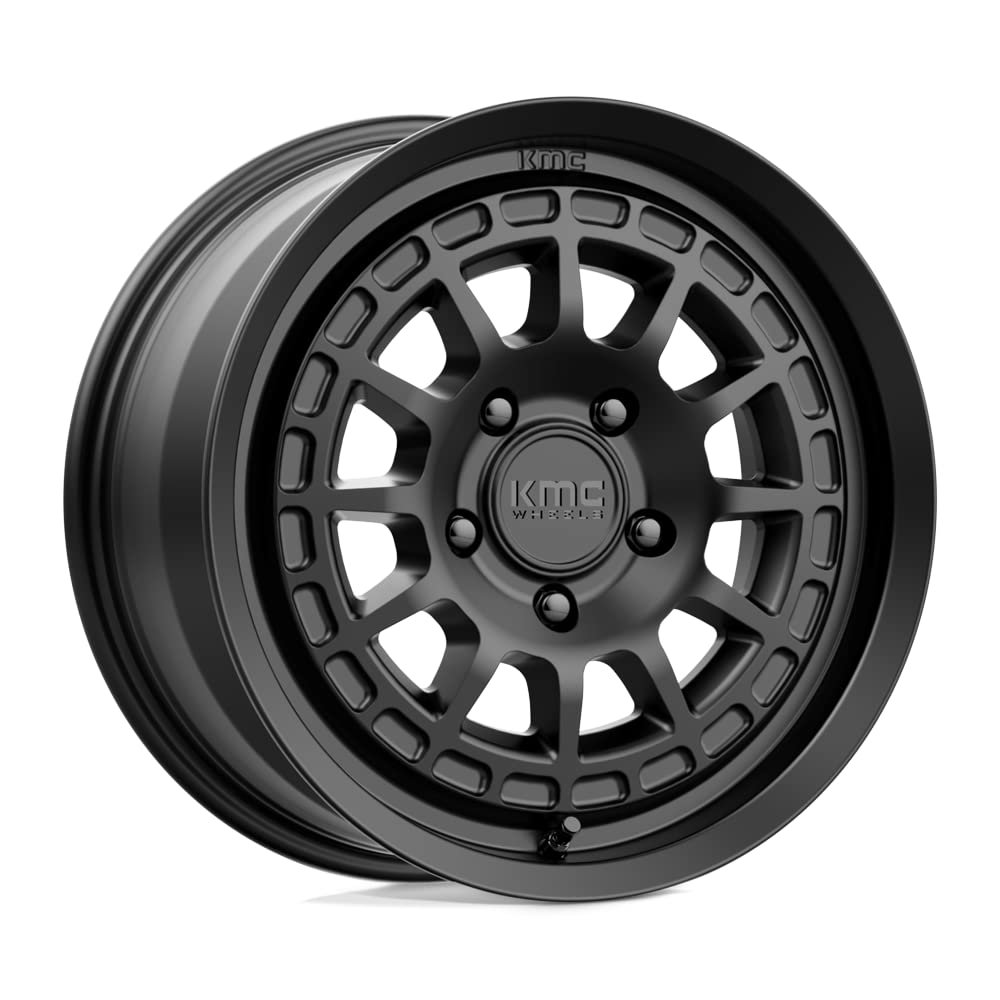 17x8 KMC KM719 Canyon Satin Black Wheel 5x4.5 (35mm)