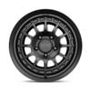 17x8 KMC KM719 Canyon Satin Black Wheel 5x4.5 (35mm) view 4