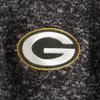 Antigua Men's Heather Black Green Bay Packers Fortune Quarter-Zip Pullover Jacket view 2