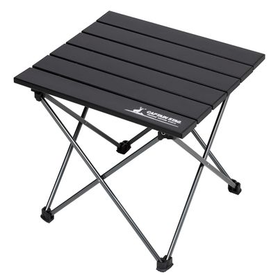 (CAPTAIN STAG) UC-563 Table, 395350310mm, Black (Frame Integrated)