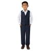 Spring Notion Big Boys' 2-Piece Vest Suit Set Navy-C 12 Vest and Pants view 1