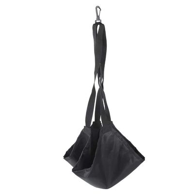 Swim Belt Swimming Strength Training Belt with Swim Parachute Swim Harness Belt with Mesh Pocket(Black)