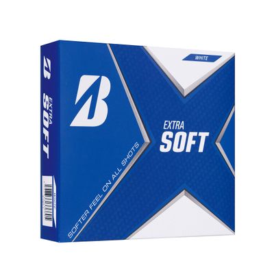 Bridgestone Extra Soft Golf Balls, 2021 Model, 12 Balls, White