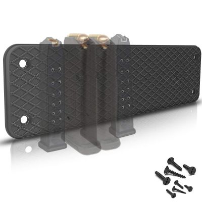 1-Pack Magnetic Ammunition Holder, Gun Magnet Double Sided,Gun Magazine Storage/Organizer in Shelf, Cabinet, Locker, Vault, Desk,Door, Ammo Gun Safe Accessories Mount for Pistol, Handgun Mags&Clips