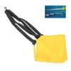 Swim Belt Swimming Strength Training Belt with Swim Parachute Swim Harness Belt with Mesh Pocket(Yellow) view 3