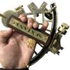 Brass Functional Sextant Maritime Ship Navigation Sailor Astrolabe Boat Compass Sextant Instrument Vintage Gift view 3